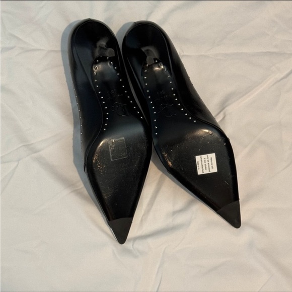 Dior leather black and white corset pointed heels - Picture 5 of 6